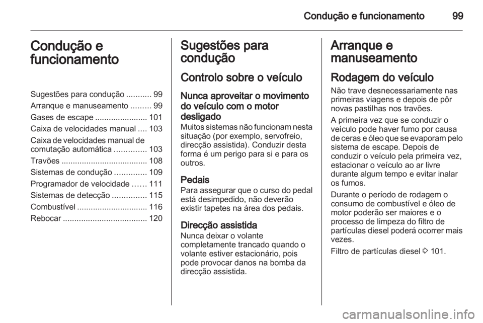 OPEL VIVARO 2013  Manual de Instruções (in Portugues) 