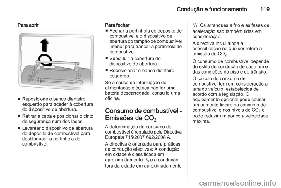 OPEL VIVARO 2013  Manual de Instruções (in Portugues) 