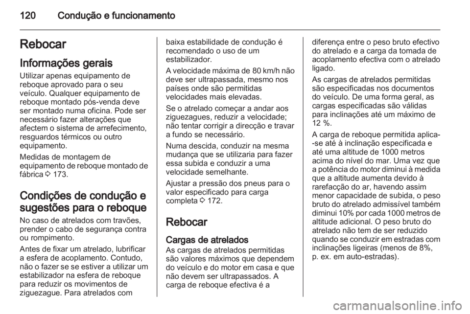 OPEL VIVARO 2013  Manual de Instruções (in Portugues) 