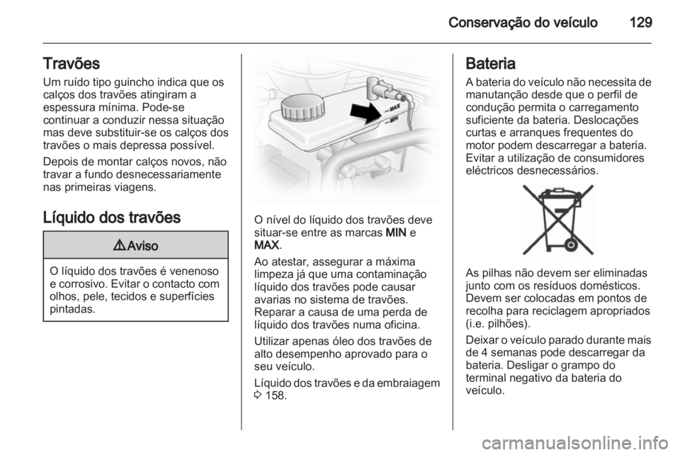 OPEL VIVARO 2013  Manual de Instruções (in Portugues) 