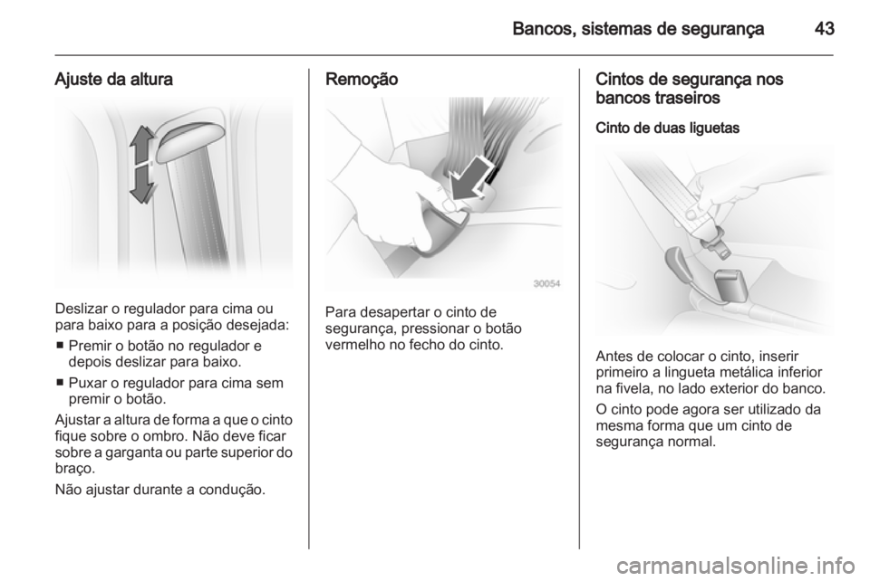 OPEL VIVARO 2013  Manual de Instruções (in Portugues) 