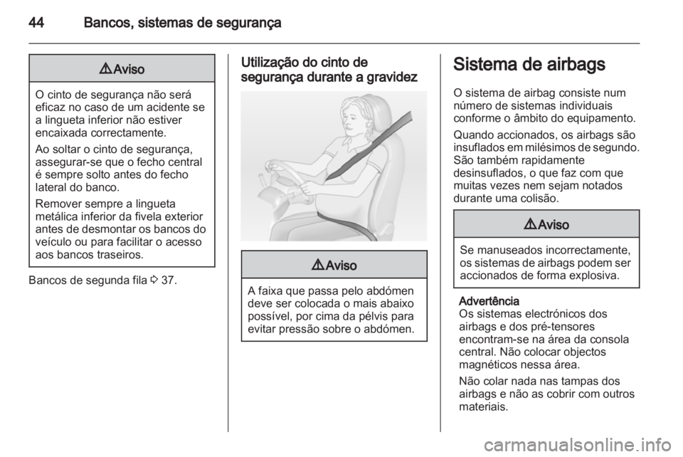 OPEL VIVARO 2013  Manual de Instruções (in Portugues) 