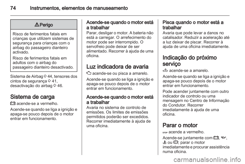 OPEL VIVARO 2013  Manual de Instruções (in Portugues) 