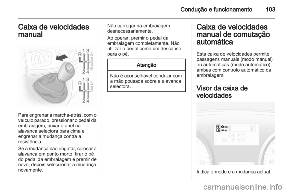 OPEL VIVARO 2013.5  Manual de Instruções (in Portugues) 