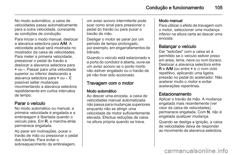 OPEL VIVARO 2013.5  Manual de Instruções (in Portugues) 