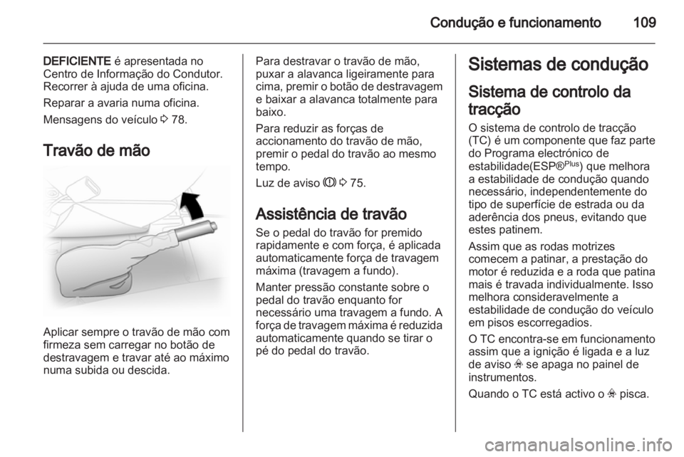 OPEL VIVARO 2013.5  Manual de Instruções (in Portugues) 