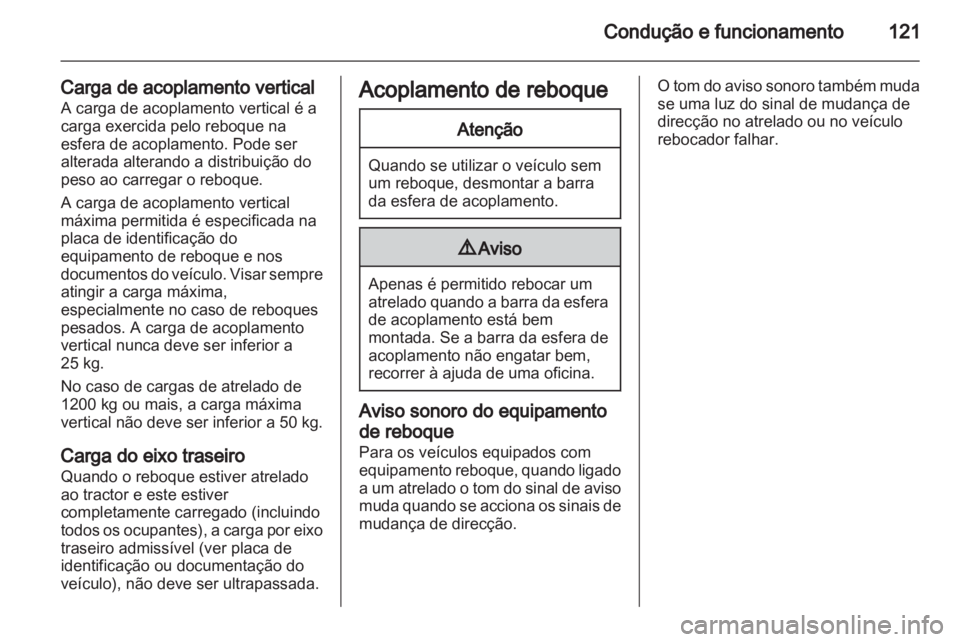 OPEL VIVARO 2013.5  Manual de Instruções (in Portugues) 