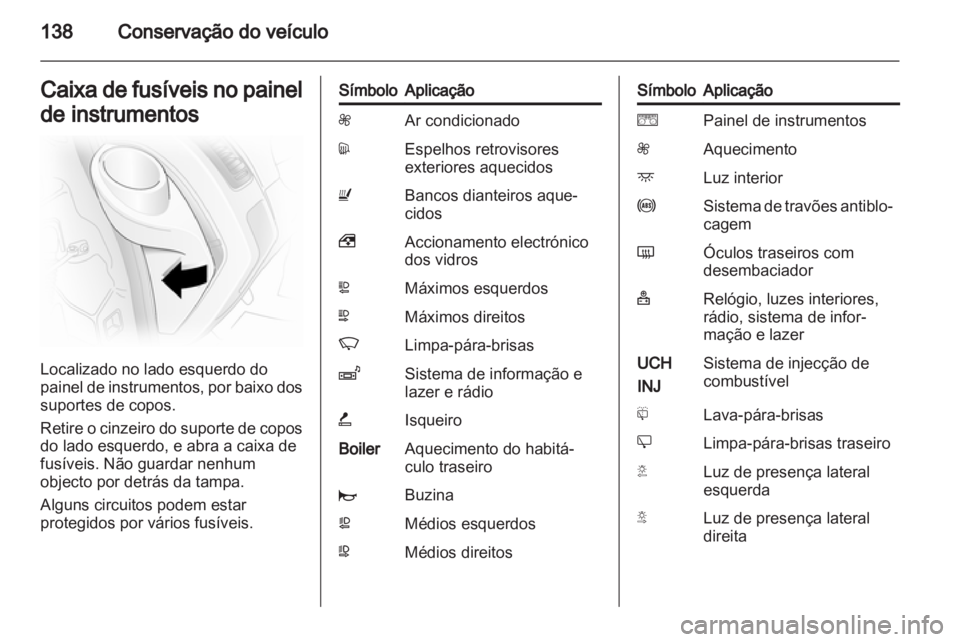 OPEL VIVARO 2013.5  Manual de Instruções (in Portugues) 