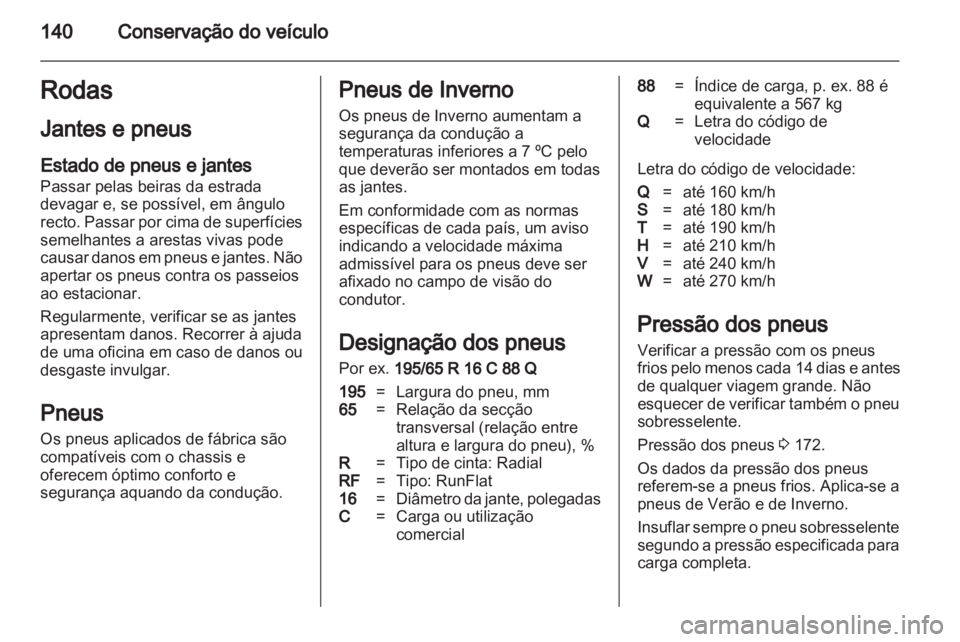 OPEL VIVARO 2013.5  Manual de Instruções (in Portugues) 