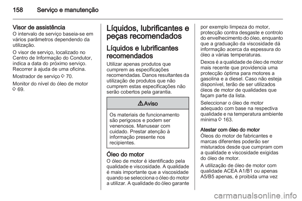 OPEL VIVARO 2013.5  Manual de Instruções (in Portugues) 