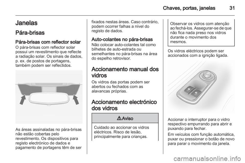 OPEL VIVARO 2013.5  Manual de Instruções (in Portugues) 