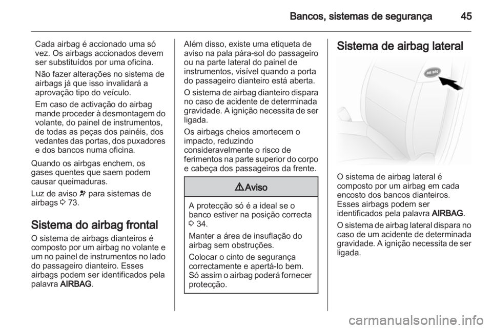 OPEL VIVARO 2013.5  Manual de Instruções (in Portugues) 