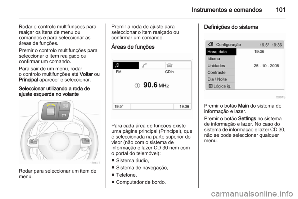 OPEL ZAFIRA 2010  Manual de Instruções (in Portugues) 
