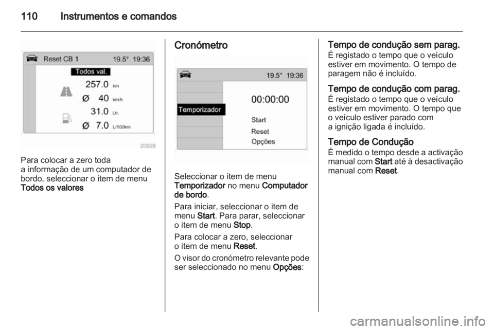 OPEL ZAFIRA 2010  Manual de Instruções (in Portugues) 