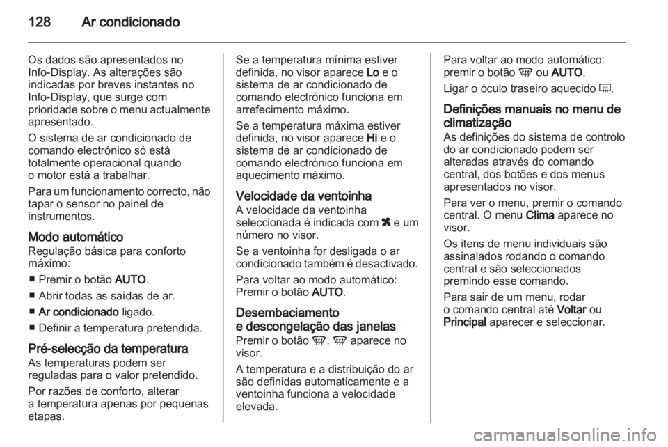 OPEL ZAFIRA 2010  Manual de Instruções (in Portugues) 
