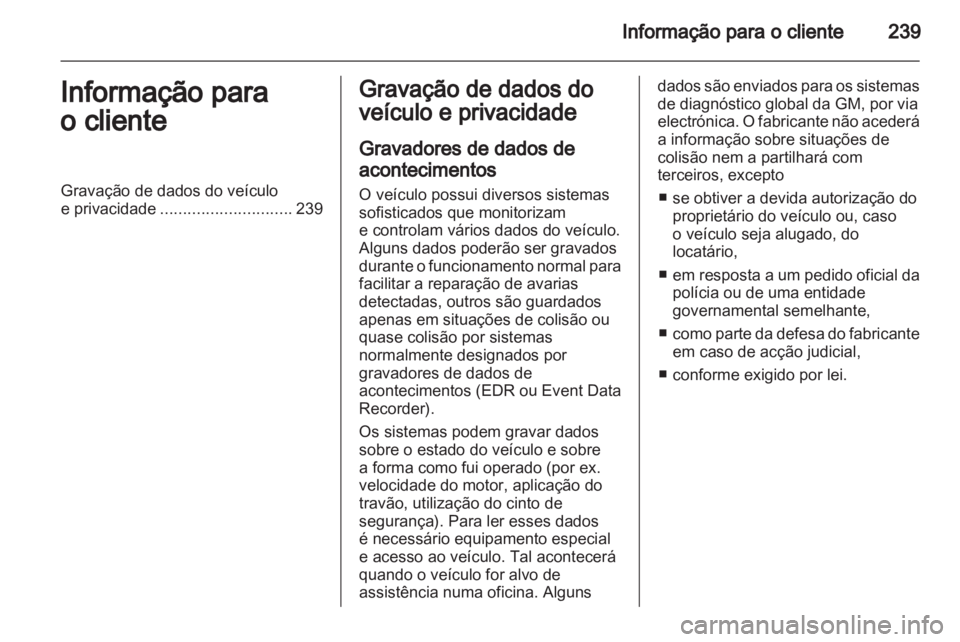OPEL ZAFIRA 2010  Manual de Instruções (in Portugues) 