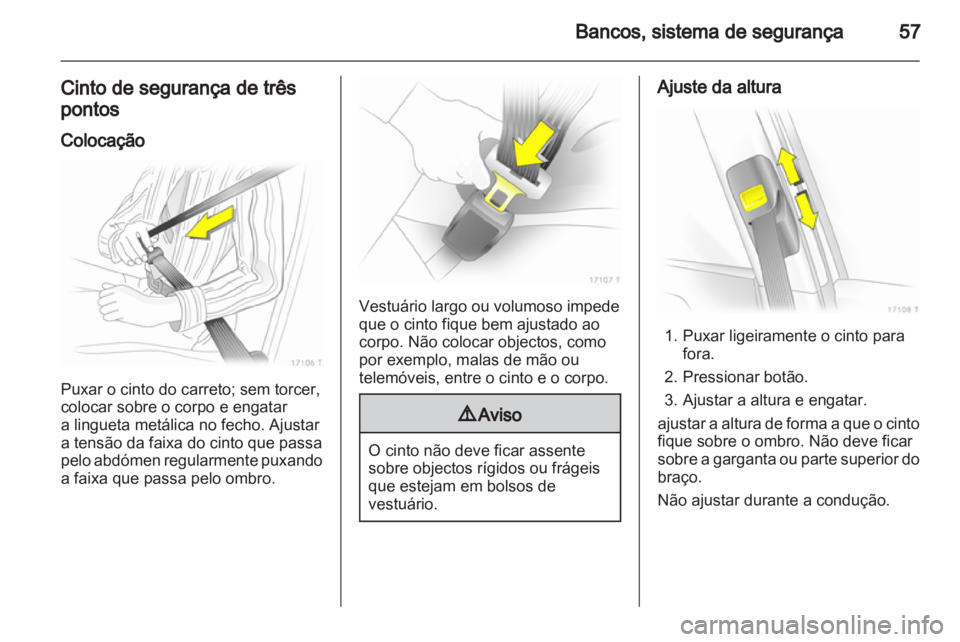 OPEL ZAFIRA 2010  Manual de Instruções (in Portugues) 