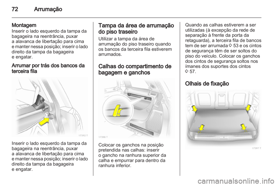 OPEL ZAFIRA 2010  Manual de Instruções (in Portugues) 