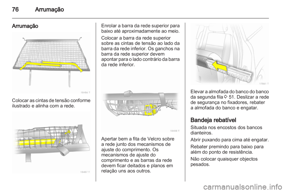 OPEL ZAFIRA 2010  Manual de Instruções (in Portugues) 