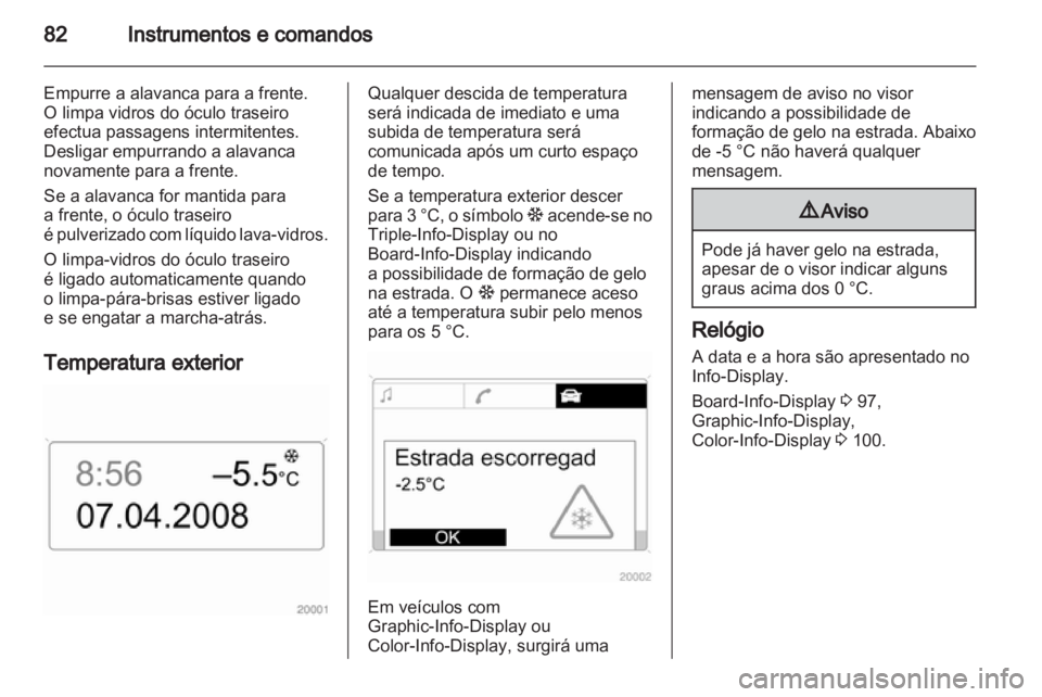 OPEL ZAFIRA 2010  Manual de Instruções (in Portugues) 