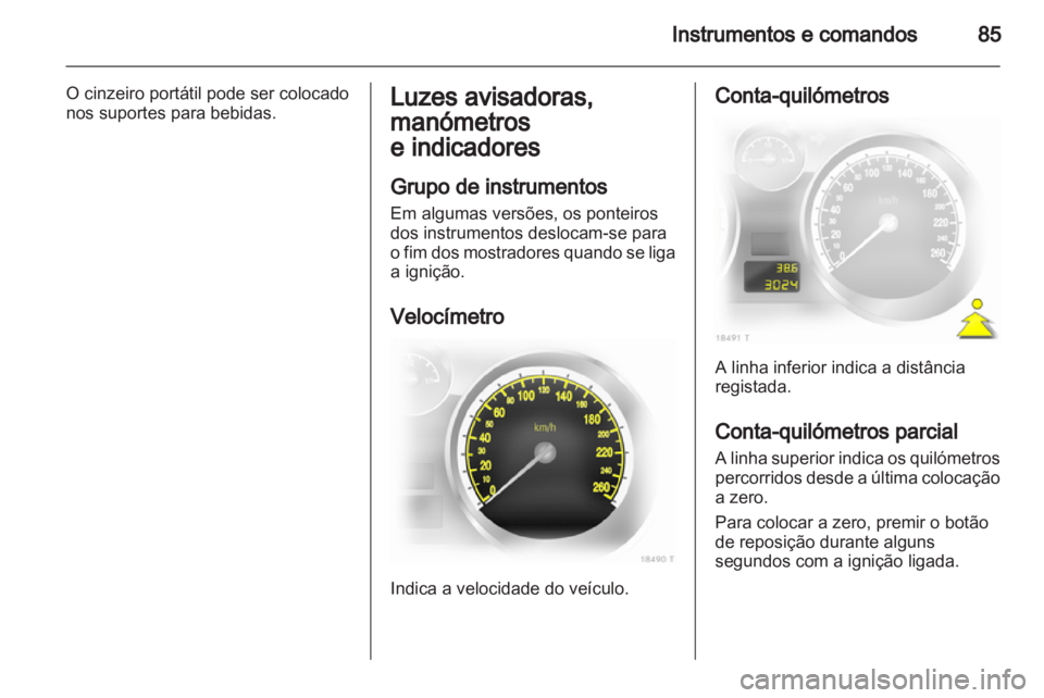 OPEL ZAFIRA 2010  Manual de Instruções (in Portugues) 