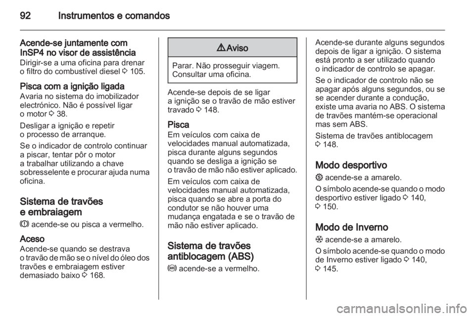 OPEL ZAFIRA 2010  Manual de Instruções (in Portugues) 