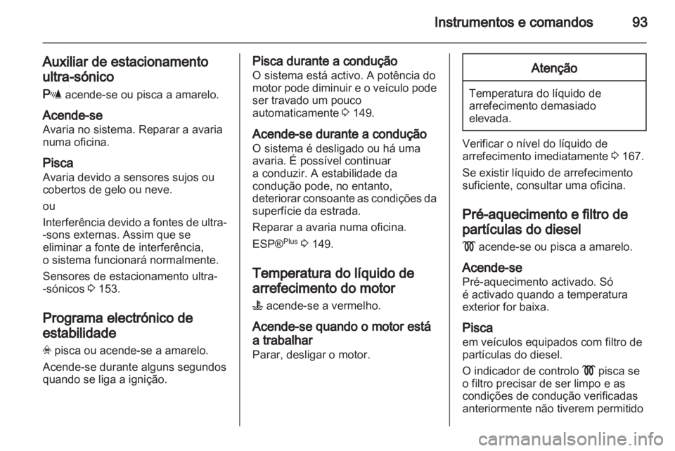 OPEL ZAFIRA 2010  Manual de Instruções (in Portugues) 