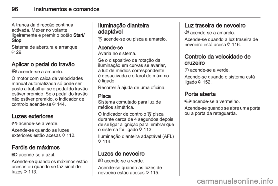 OPEL ZAFIRA 2010  Manual de Instruções (in Portugues) 