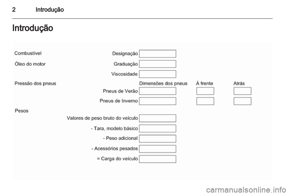 OPEL ZAFIRA 2010.5  Manual de Instruções (in Portugues) 