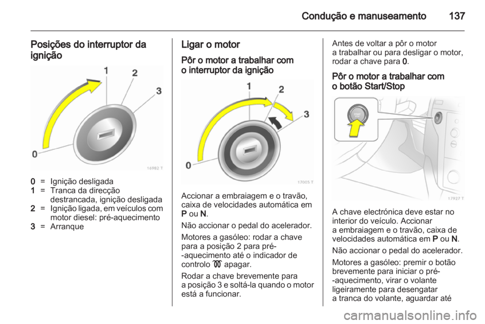 OPEL ZAFIRA 2010.5  Manual de Instruções (in Portugues) 