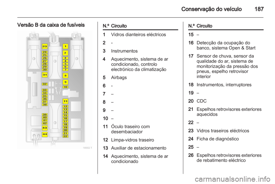 OPEL ZAFIRA 2010.5  Manual de Instruções (in Portugues) 