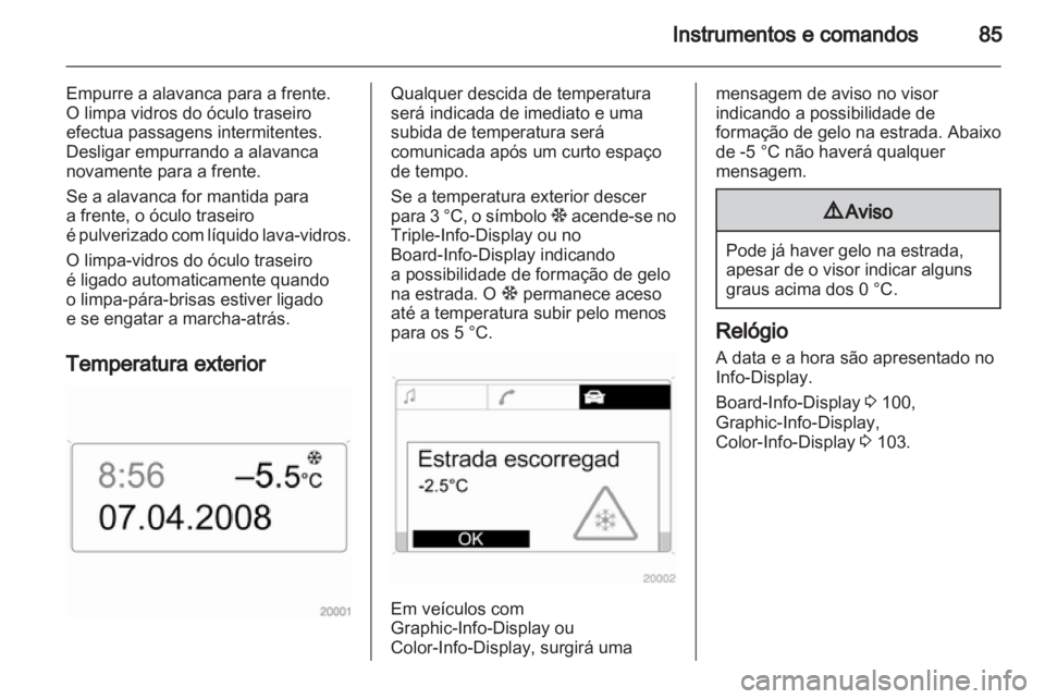 OPEL ZAFIRA 2010.5  Manual de Instruções (in Portugues) 