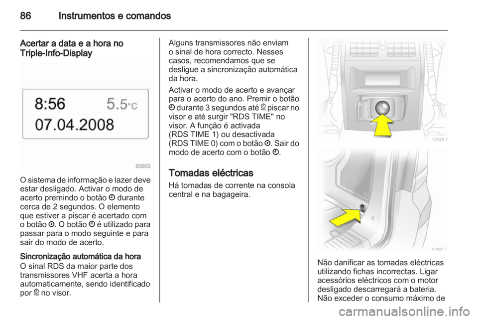 OPEL ZAFIRA 2010.5  Manual de Instruções (in Portugues) 