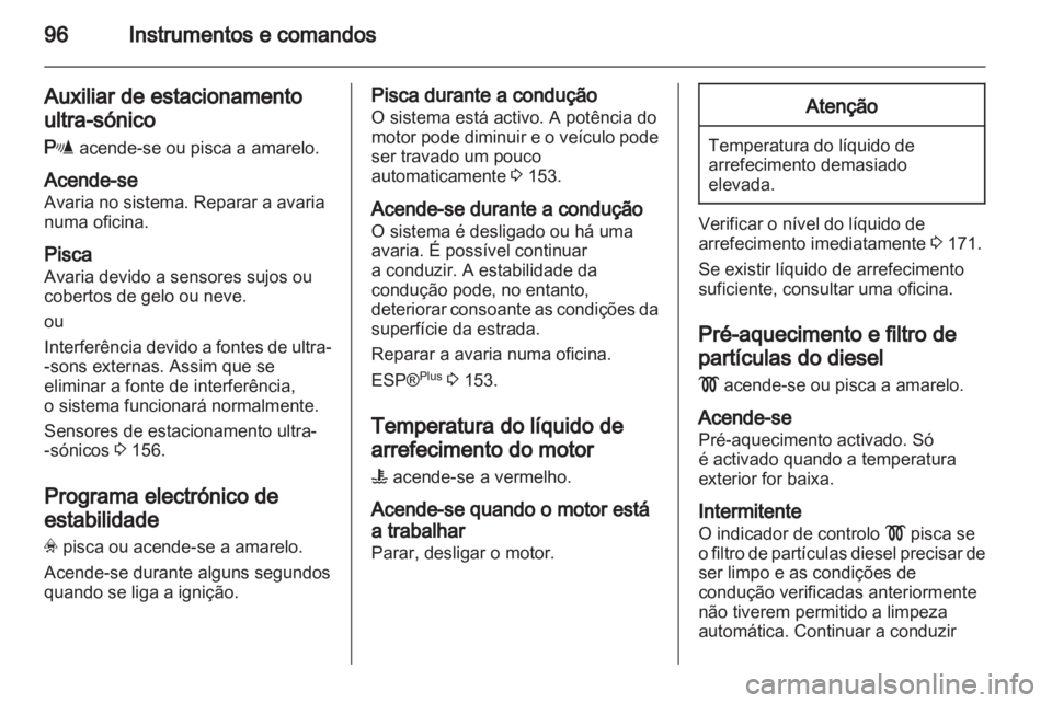 OPEL ZAFIRA 2010.5  Manual de Instruções (in Portugues) 