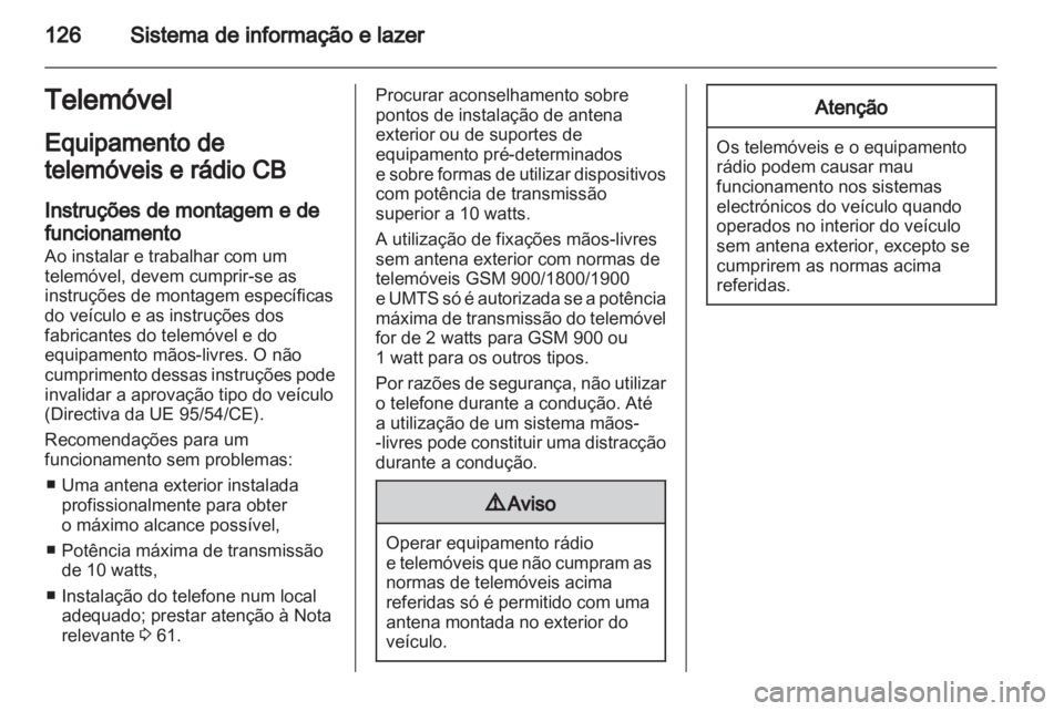 OPEL ZAFIRA 2011  Manual de Instruções (in Portugues) 