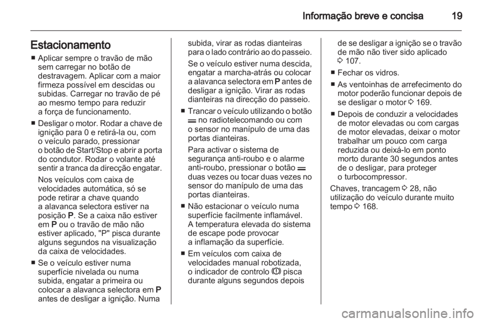 OPEL ZAFIRA 2011  Manual de Instruções (in Portugues) 