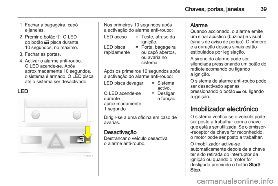 OPEL ZAFIRA 2011  Manual de Instruções (in Portugues) 