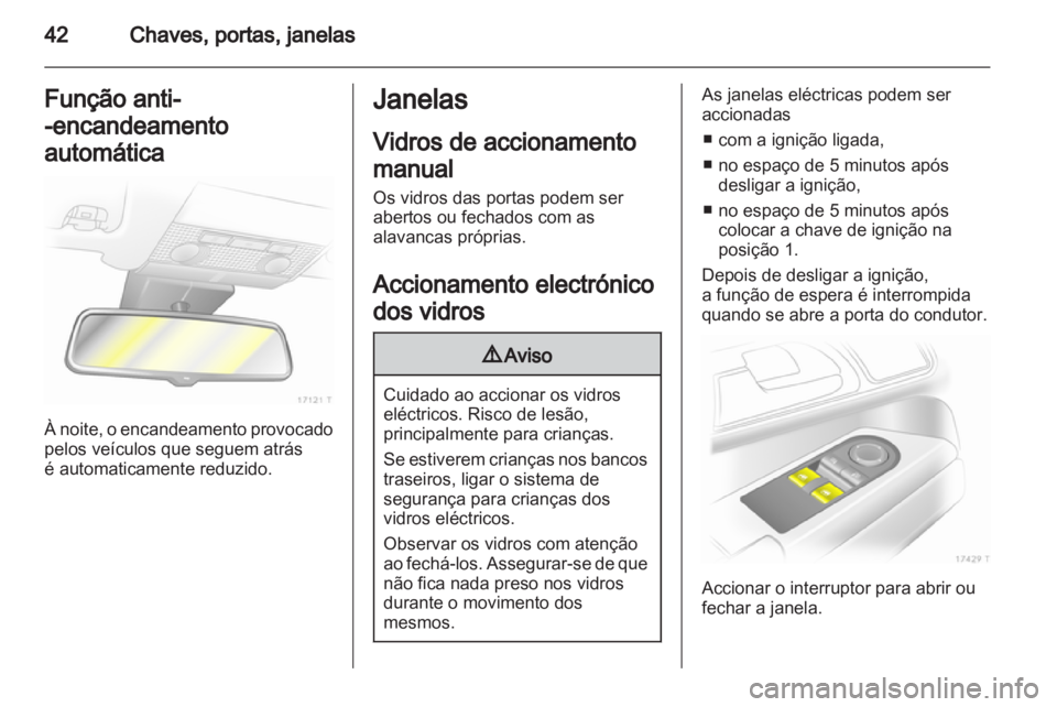 OPEL ZAFIRA 2011  Manual de Instruções (in Portugues) 