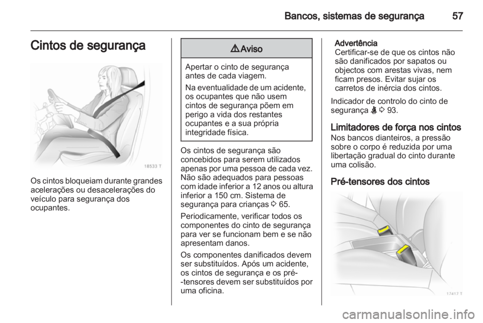 OPEL ZAFIRA 2011  Manual de Instruções (in Portugues) 