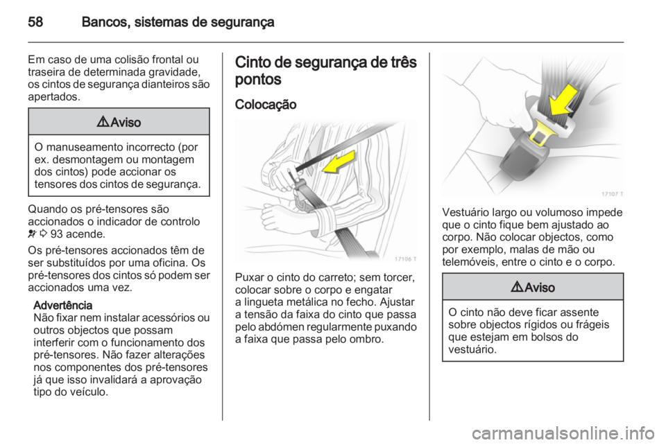 OPEL ZAFIRA 2011  Manual de Instruções (in Portugues) 