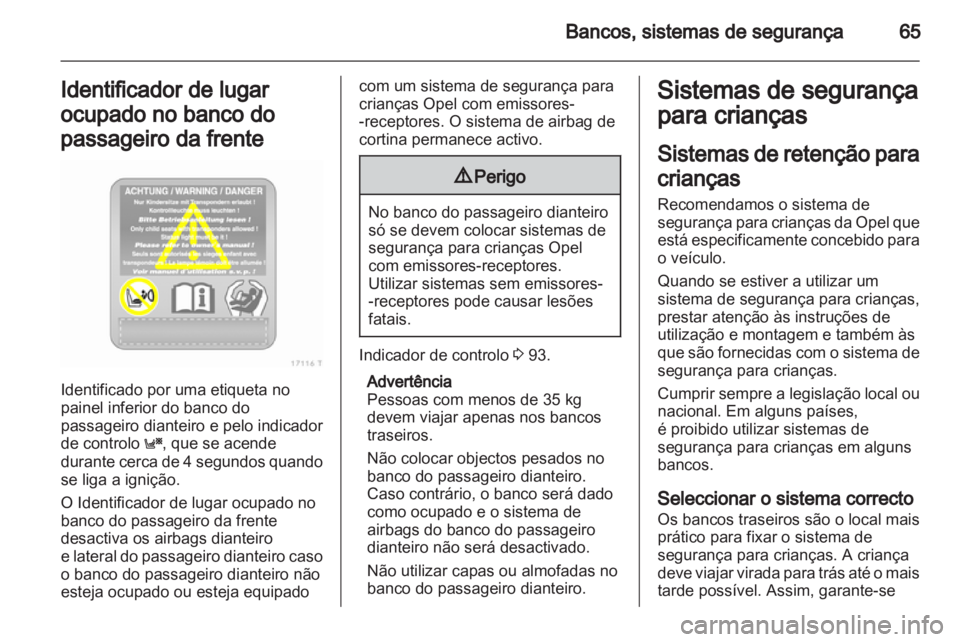 OPEL ZAFIRA 2011  Manual de Instruções (in Portugues) 