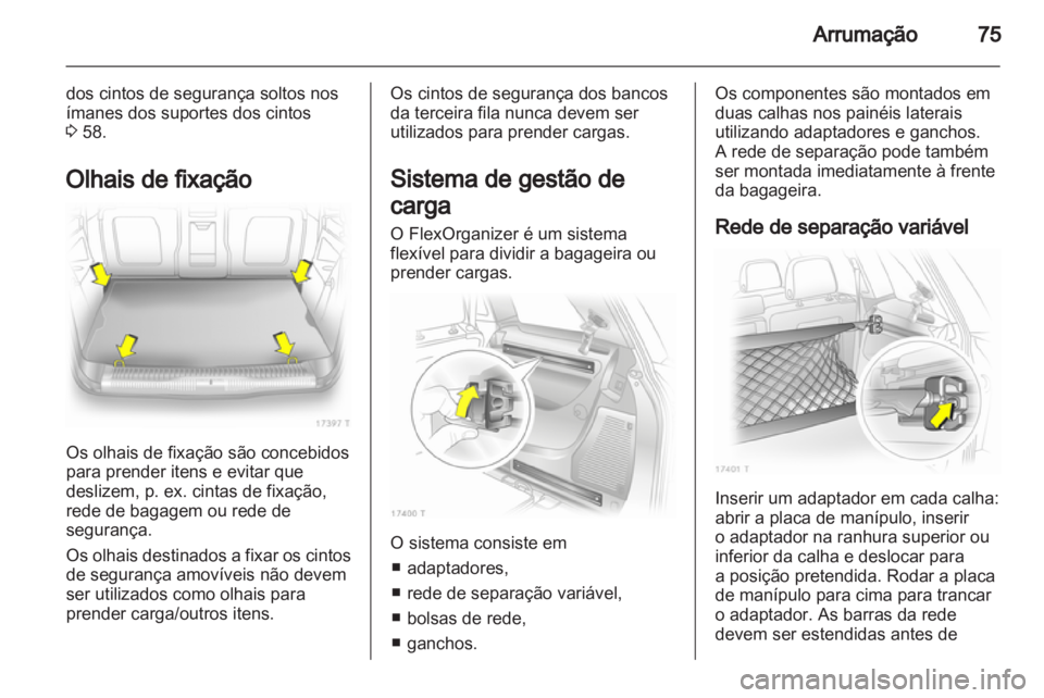 OPEL ZAFIRA 2011  Manual de Instruções (in Portugues) 