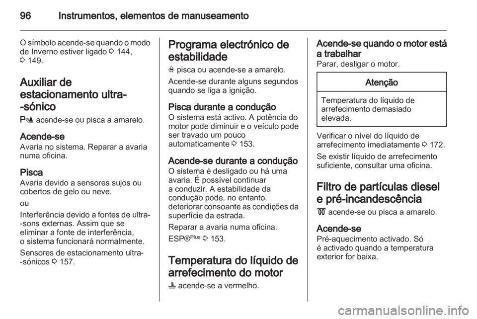 OPEL ZAFIRA 2011  Manual de Instruções (in Portugues) 