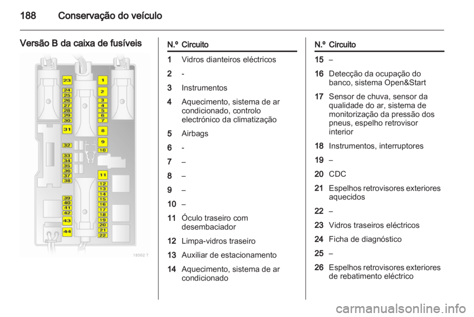 OPEL ZAFIRA 2011.5  Manual de Instruções (in Portugues) 
