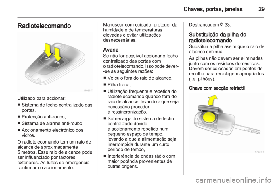 OPEL ZAFIRA 2011.5  Manual de Instruções (in Portugues) 