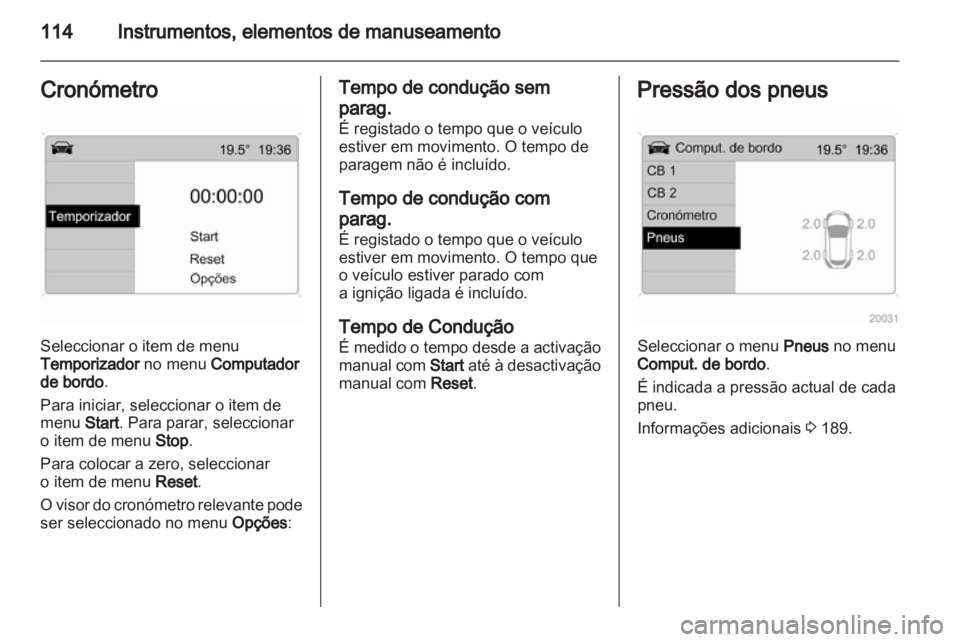 OPEL ZAFIRA 2012  Manual de Instruções (in Portugues) 