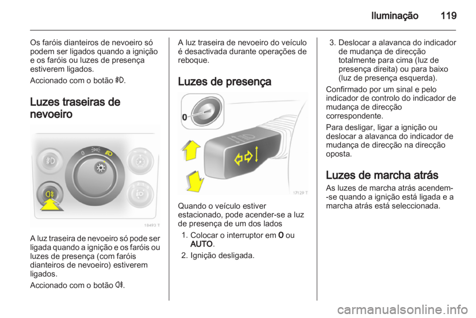 OPEL ZAFIRA 2012  Manual de Instruções (in Portugues) 