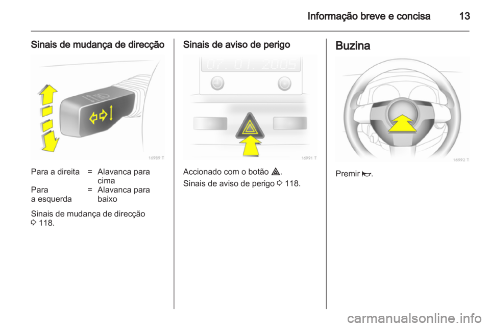 OPEL ZAFIRA 2012  Manual de Instruções (in Portugues) 