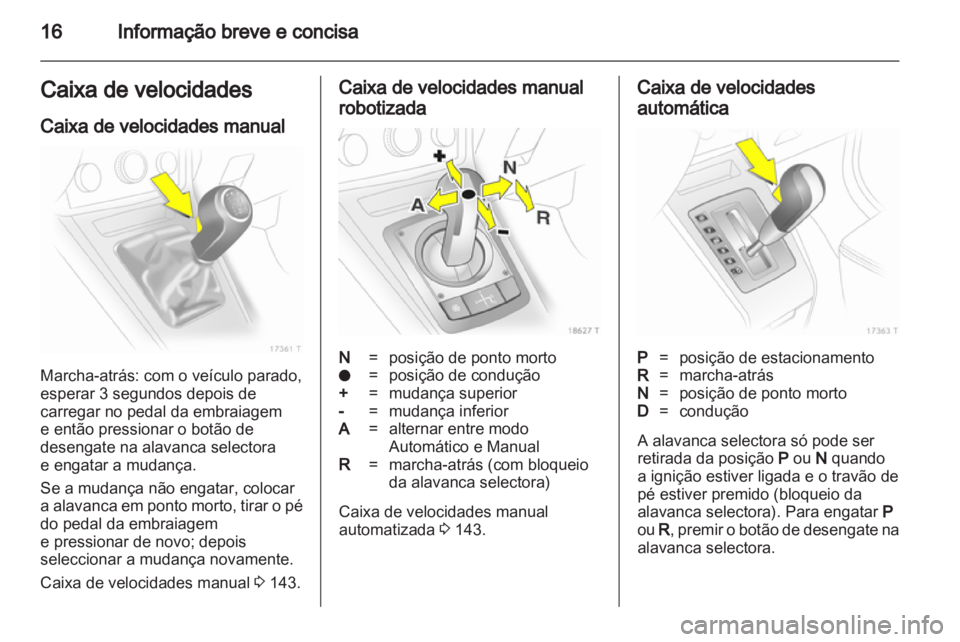 OPEL ZAFIRA 2012  Manual de Instruções (in Portugues) 