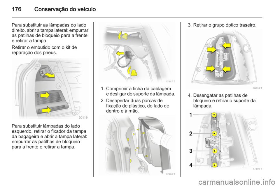 OPEL ZAFIRA 2012  Manual de Instruções (in Portugues) 